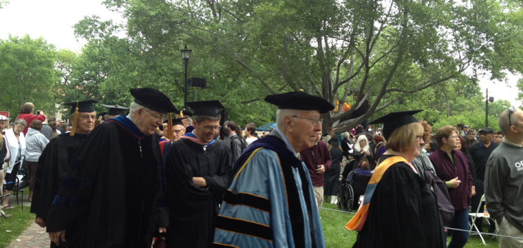 Oberlin grad procession